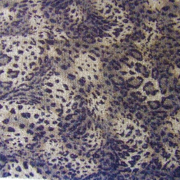 Leopard print scarf long fringes wild jungle cheetah cat accessories baddie - Picture 4 of 7